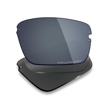 Imagem de Mryok Lentes de reposição ultra polarizadas para óculos de sol Costa Del Mar Galveston, HD Polarized, proteção UV, resistente a impactos e ajuste perfeito - Preto cromado