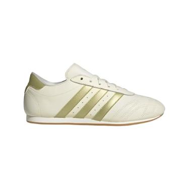 Imagem de adidas Originals Tênis feminino Taekwondo Lace, Branco creme/dourado metálico/chiclete, 34