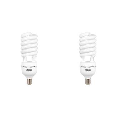 Imagem de Kit com 2 foxlux lâmpada eletronica espiral 25w-220v