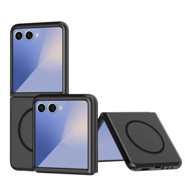 Imagem de Capa protetora magnética fina e fosca para Galaxy Z Flip6 (para Galaxy Z Flip6/preta)
