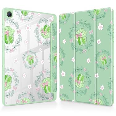 Imagem de Tuiklol Para Galaxy Tab A9 + /A9 Plus 27.9 cm 2023, suporte para caneta S com capa protetora transparente, capa traseira transparente, despertar/hibernar automaticamente, tablet Samsung Tab A9 Plus