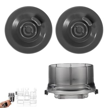 Imagem de Funil Portafiltro com 2pçs Discos Limpeza para Máquina Café/Espresso Ninja Luxe ES601, Plástico Anti-Respingo Funil Dosagem Café Acessório Peças Máquina (Cinza)