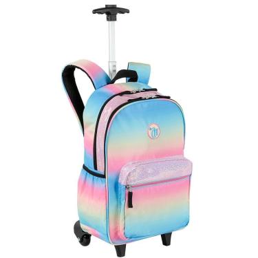 Imagem de Mochila Carrinho Capricho Sunday Degrade Colorido Grande