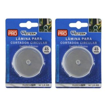 Imagem de Kit 4 Lâminas Para Cortador Circular 45Mm La-48 Western