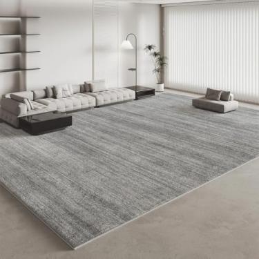 Imagem de Tapetes minimalistas para sala de estar, decoração leve e luxuosa para quarto, tapete de pelúcia macio e grande para vestiário (200x300 cm/C)