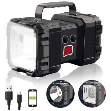 Imagem de Lanterna Recarregável AlpsWolf, Lanterna de Destaque LED 15000mAh 4000LM 20h de Standby Ultra Longo, à Prova D`água, com Saída USB como