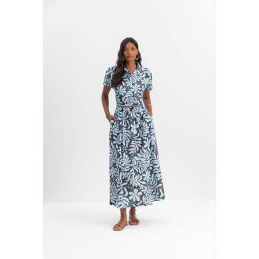 Imagem de Camisa feminina floral em tricoline Essendi Camisa feminina floral em mahdi Essendi