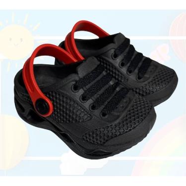 Imagem de Sandália Babuche ou Crock Infantil Masculino Leve, Macio e Confortável