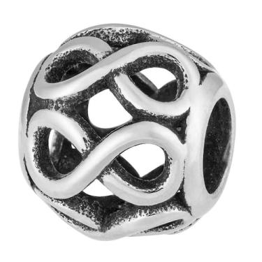 Imagem de Berloque de Aço Separador Infinity Coleção Steel Dreams - Convex