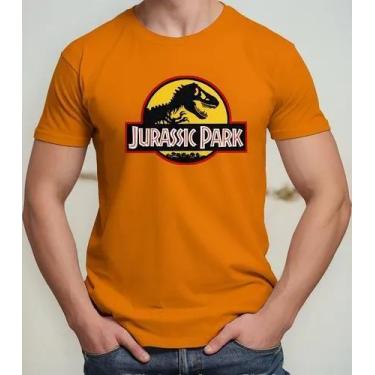 Imagem de Camiseta Camisa Algodão Adulto Feminina Masculina Filme Dinossauro Jur