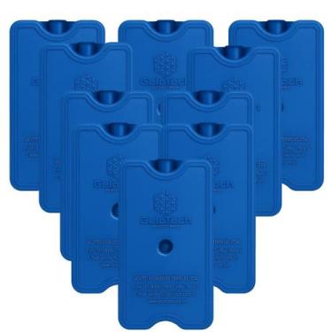 Imagem de Kit 10 Un. Gelo Gel Reutilizável Rígido De 200ml Gelotech