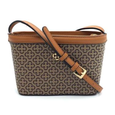 Imagem de Bolsa Transversal Feminina Capodarte 4603485, Bege nocciola monograma,