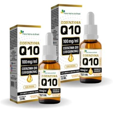 Imagem de Kit Com 02 - Coenzima Q10 (100mg) 30ml Sabor Laranja Flora Nativa - Fl