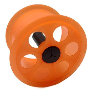 Imagem de Carretilha Pequena 15 Cm Plástico Para Pipa 01 Unidade - EPKIDS, Laran