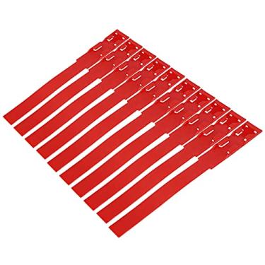 Imagem de aqxreight 10 Unidades de Coleiras de Identificação de Identificação Bandas de Marcação de Gado de Vaca Suprimentos para Gado AgrícolaAmarelo e Será Altamente e Forte Muitas vezes. Fardo Ser vezes.