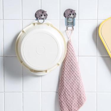 Imagem de Suporte de esponja branco para pia de cozinha, suporte de esponja adesivo forte, suporte de pia para escova, sabão e esponjas, suporte de parede/superfície