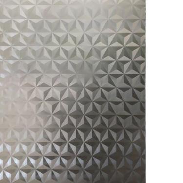 Imagem de Pelicula Adesiva Eletrostatica para Vidro Blindex Triangulos 200x60cm