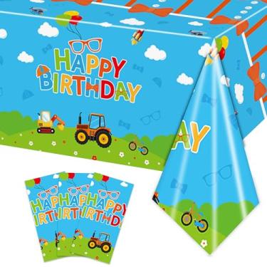 Imagem de 3 peças de toalha de mesa de professor de inglês, artigos de plástico, decoração de festa, decoração de festa, 137 x 274 cm