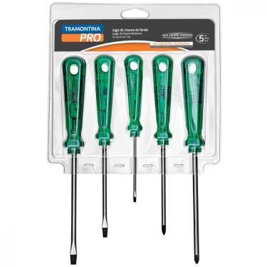 Imagem de Jogo Chave de Fenda 5 Peças Tramontina PRO
