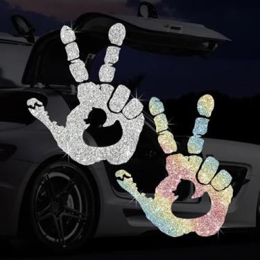 Imagem de Conjunto cintilante de adesivo autoadesivo de PVC brilhante para carros, laptops, motocicletas, parede, janela, bagagem, capa de arranhão, porta, multisuperfície (branco + colorido)