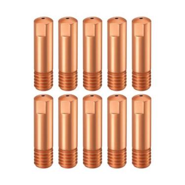 Imagem de 10 Pcs Bico Contato 0.8 X 25mm M6 140.0059 Tocha Mig Sem Gás - OMEGA