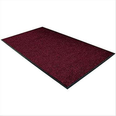 Imagem de Tapete de vinil Aviditi Brush Step Deluxe, 91,44 cm x 12,70 cm, vermelho (MAT382RD)