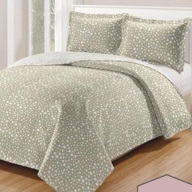 Imagem de Kit Cobre Leito Colcha Daily Casal 3 Peças Dupla Face Estampado - Modelo 43 - 100% Poliéster