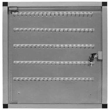 Imagem de Claviculário De Chaves 30 Chaves Em Alumínio,Em Acrilico