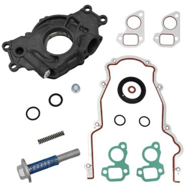 Imagem de BTSCAR Kit de bomba de óleo de alto volume 10296 com junta de tampa de distribuição adequada para Chevrolet GM 4.8 5.7 6.0L LS1 LS2 LS3