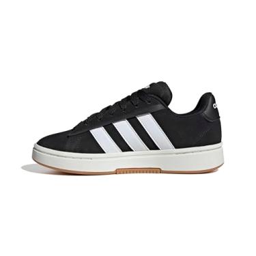 Imagem de adidas Grand Court Alpha 00s Tênis feminino, preto/branco/branco, 39
