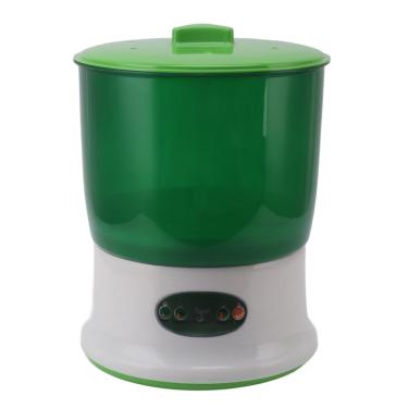 Imagem de POCREATION Máquina de Brotos de Feijão, Sprouter Automático Com Placa de Pressão, Camada Dupla de Grande Capacidade, para Fazer Brotos de Feijão, Iogurte, Arroz, Vinho (Plugue UE 220V)