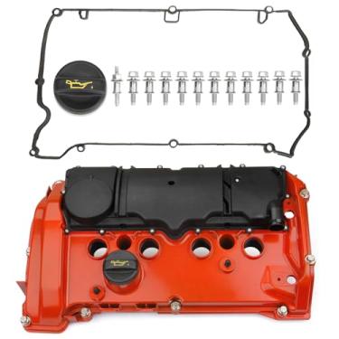 Imagem de MITZONE Kit de tampa de válvula de alumínio com junta e parafusos compatível com 2011-2016 Gen2. Mini Cooper S R55 R56 R57 R58 R59 R60 R61 1.6 Turbo Part 11127646552 11127603390 0248S77 V758 239780