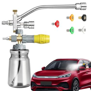 Imagem de Pulverizador de espuma de carro, pulverizador de lavagem de carro com conector rápido de 1/10.2 cm - Bocais de lavagem automática para cerca do convés, barco, residencial, pátio, casa