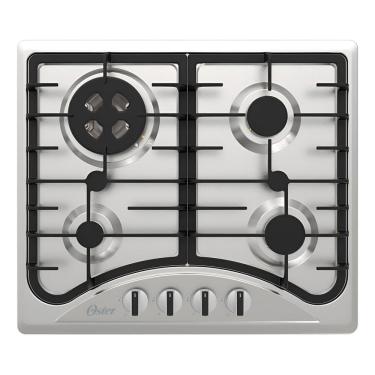 Imagem de Cooktop 4 Bocas Gas Bivolt Inox Profissional 58x51cm - Oster
