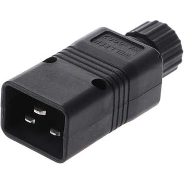Imagem de IEC 320 C20 Adaptador de tomada de alimentação DIY recarregável, EN 60320 C20 16A 250V/125V AC soquete conversor de energia, 1 peça