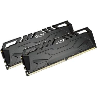 Imagem de OLOy RAM DDR4 16 GB (2 x 8 GB) coruja preta 3200 MHz CL16 1,35 V 288 pinos Desktop Gaming UDIMM (MD4U0832161BJ0DA)