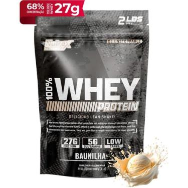 Imagem de 100% Whey Protein Refil 900G NUTREX, Baunilha