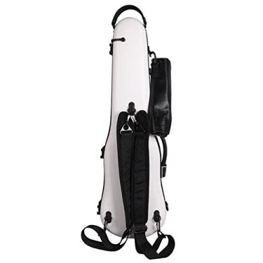 Imagem de Estojo Para Violino Preto Tamanho 4/4 Em Fibra De Carbono E Estojo Rígido Com Suporte Para Alça Traseira 200 Kg De Pressão Tamanho Completo Estojo de Violino (Color : 01)