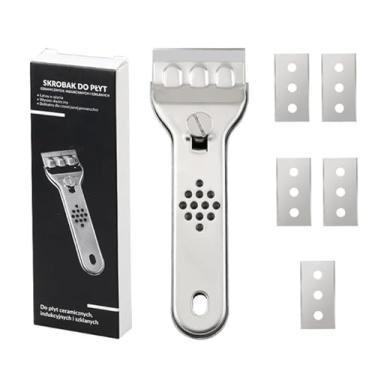 Imagem de Pá de limpeza de aço inoxidável, pá de limpeza multifuncional, raspador de descontaminação de azulejos de cozinha para parede e chão, utensílios domésticos