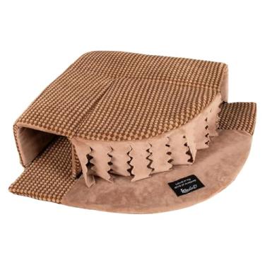 Imagem de Bothyi Acessórios para gaiola de porquinho-da-índia: tocaia macia e lavável, ideal para pequenos animais como porquinhos-da-índia, esquilos, ratos e furões, Marrom