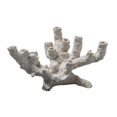 Imagem de FashionCha Decoração para aquário com anêmonas, abrigo para peixes, caverna de reprodução, multifuncional, marinho, artesanal, ornamento para esconderijo de, Style a