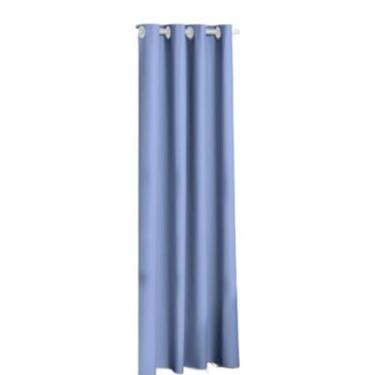 Imagem de Cortinas opacas – adequadas para salas de estar, cozinhas e quartos, cortinas opacas para portas(Azul)