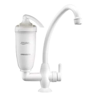 Imagem de Torneira Com Filtro Acqua Bella Mesa Purificador Lorenzetti, Branco