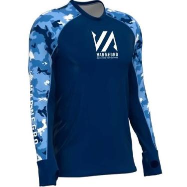 Imagem de Camiseta Mar Negro Premium Flex Camo Frost (Tamanho Especial), G2