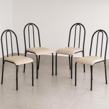 Imagem de Kit 4 Cadeiras de Cozinha Sala Jantar Varanda Sala de Estar Epoxi 544.