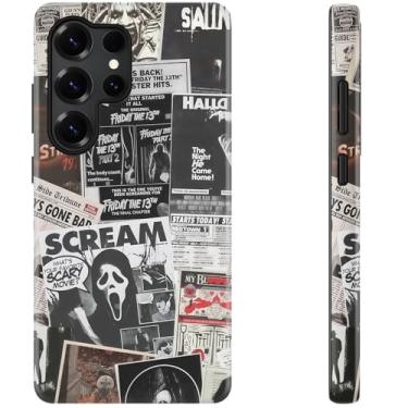 Imagem de DEENAKIN Capa fofa para Samsung Galaxy S25 Ultra - Compatível com carregamento sem fio - Silicone macio de camada dupla + capa rígida - Design elegante de flores silvestres - Capa de telefone chique