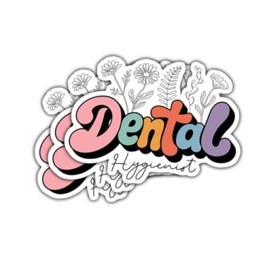 Imagem de Adesivos de higiene dental, 3 peças, adesivos de citação odontológica profissional para higienista, dentista, assistente, estudantes vinil para laptop, notebook, carro, garrafa de água, tablet, álbum