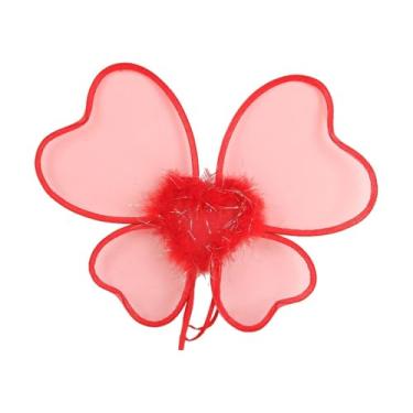 Imagem de simhoa Acessórios de fantasia de asas de borboleta para festivais, cosplay e Dia dos Namorados, Rede de Malha com Acabamento