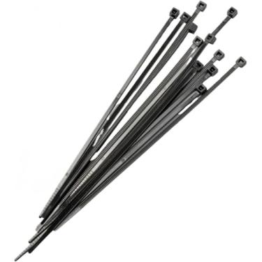 Imagem de Genérico, Abraçadeira de Nylon, Material Plástico, Preta, 40cm x 4,8mm, 50 Unidades