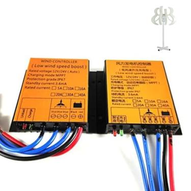 Imagem de 12v,HYZHANHONG Controlador de Carga para Turbina Eólica Eficiente 220V 14000W 10A-30A 12V 24V AUTO 48V para Baixa Velocidade do Vento, para Sistemas de Geração de Energia Eólica